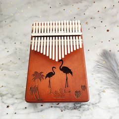 Музыкальный инструмент Калимба 17 key Kalimba Brown Flamingo