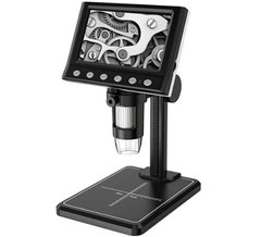 Микроскоп цифровой с 4,3" дюймовым LCD экраном DM7 c увеличением до 1000X аккумуляторный