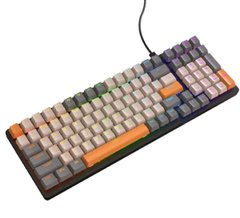 Универсальная проводная механическая клавиатура K3 100 клавиш с RGB подсветкой