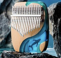 Музыкальный инструмент Калимба Океан 17 key Kalimba Blue Ocean