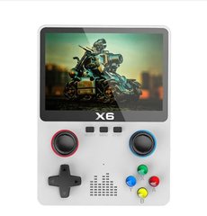 Портативная игровая приставка X6 GBA 1000 игр/3.5'' IPS, 640x480/AV выход/консоль, ретро/2000 mAh White
