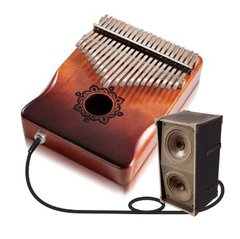 Музыкальный инструмент Калимба Muspor (Kalimba) из дерева акации и возможностью подключения к усилителю