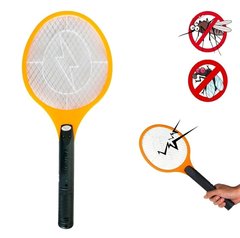 Электрическая мухобойка ракетка с аккумулятором / Уничтожитель насекомых, комаров, мух быстро и эффективно