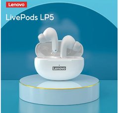 Беспроводные наушники Lenovo LP5 White ThinkPlus livePods Bluetooth 5.0