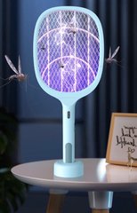 Электрическая мухобойка ракетка с аккумулятором 3000V / Уничтожитель насекомых, комаров
