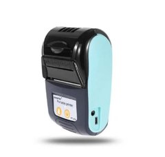 Портативный Bluetooth термопринтер для смартфона Goojprt PT-120, POS-принтер чеков Голубой