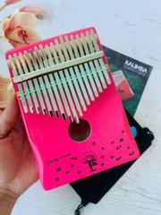Музыкальный инструмент Калимба 17 key Kalimba Pink Stars