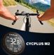 Водонепроникний велокомп'ютер CYCPLUS M2 / спідометр для велосипеда GPS Bluetooth Чорний