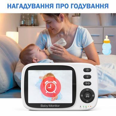 Відеоняня з дисплеєм 3,2-дюймовий MC632A-PTZ з 2-кратним зумом, двостороннім зв'язком та нічним баченням SD 720P/1200 мАг