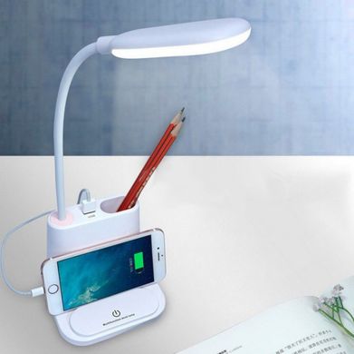 LED лампа настільна сенсорна multifunctional DESK LAMP з тримачем для телефону