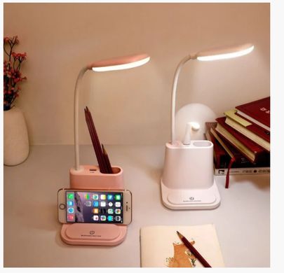 LED лампа настільна сенсорна multifunctional DESK LAMP з тримачем для телефону