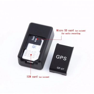 Магнітний Gps Трекер маячок для відстеження Mini GF-07 / Контроль за пересуванням авто, дітей