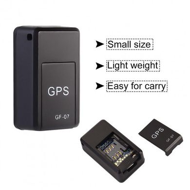 Магнитный Gps Трекер маячок для отслеживания Mini GF-07 / Контроль за передвижением авто, детей