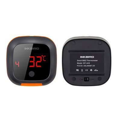 Беспроводной четырехканальный термометр для гриля Inkbird IBT-4XS с Bluetooth и аккумулятором 1000 мАг