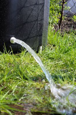 Сложная емкость для воды 400 л / Емкость для воды на дачу / Бочка гибкая вертикальная Черная