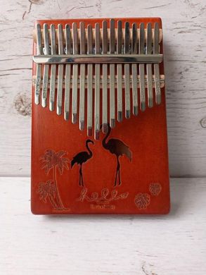 Музичний інструмент Калімба 17 key Kalimba Brown Flamingo