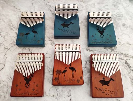 Музичний інструмент Калімба 17 key Kalimba Brown Flamingo