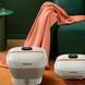 Портативна складна масажна ванночка для ніг ACK Foot Spa з підігрівом та массажем Shiatsu роликами для релаксу дому й відновлення з пультом керування