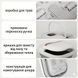Портативна складна масажна ванночка для ніг ACK Foot Spa з підігрівом та массажем Shiatsu роликами для релаксу дому й відновлення з пультом керування