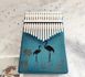 Музыкальный инструмент Калимба 17 key Kalimba Blue Flamingo