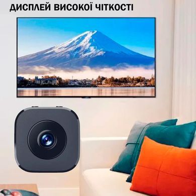 Мини-камера 4K Full HD с WiFi и ночным видением 64 Гб Черная