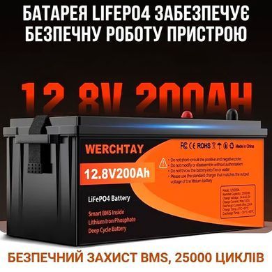 Литий-железо-фосфатный аккумулятор PowMr 12.8V 100Ah LiFePO4 (1280Wh)