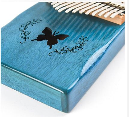 Музичний інструмент Калімба 17 key Kalimba Blue Butterfly