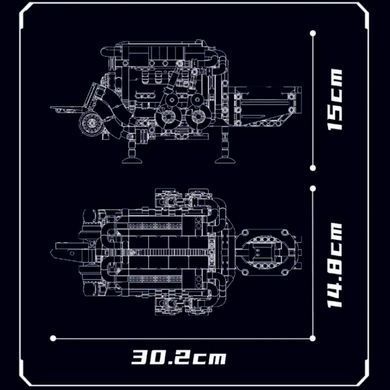 Конструктор Mould King Technic Моторизованный двигатель BGT W16 на 952 детали