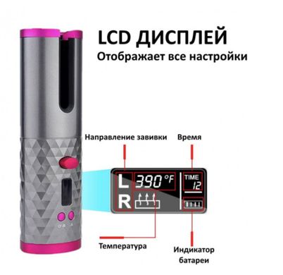 Автоматическая Беспроводная плойка для волос RD-060 3/4 дюйма Wireless / Портативный стайлер для волос