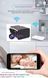 Мини Wi-Fi камера с удаленным доступом для охраны дома 1080P Черный
