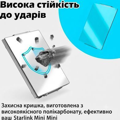 Магнитный автомобильный крепеж для Starlink Mini с алюминиевой основой и защитным чехлом