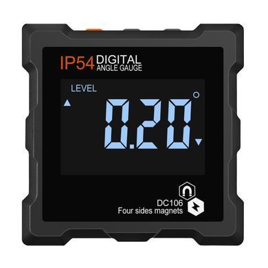 Электронный цифровой угломер Digital DC106 IP54 инклинометр с 4 магнитными сторонами