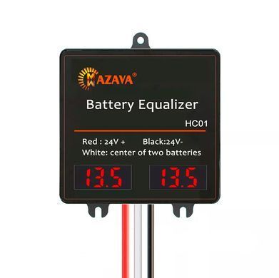 Балансир активный для аккумуляторов Mazava HC01 2x12В 5А с LED-дисплеем, AGM, GEL, LiFePo4