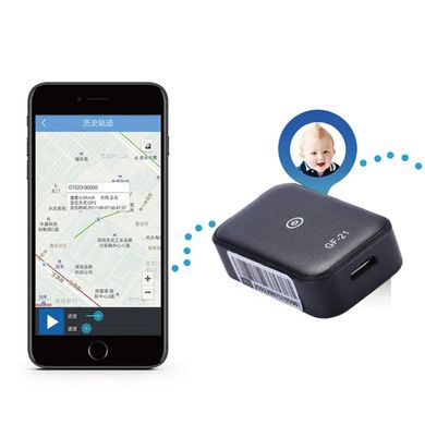 Магнітний Gps Трекер маячок для відстеження WIFI + LBS + GPS GF21 / Контроль за пересуванням авто, дітей