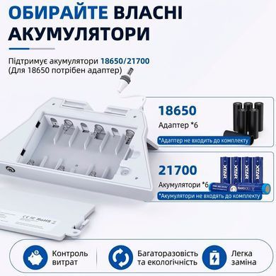 Портативная зарядная станция База питания XTAR X6 Power Base для Starlink Mini