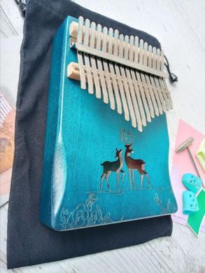 Музыкальный инструмент Калимба 17 key Kalimba Blue 2 Deer