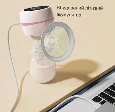 Портативний електричний молоковідсмоктувач SLAIXIU безшумний, комфортний та без BPA для грудного вигодовування новонароджених 180мл