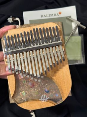 Музыкальный инструмент Калимба Океан Жемчужин 17 key /язычков Kalimba White Queen Pearl