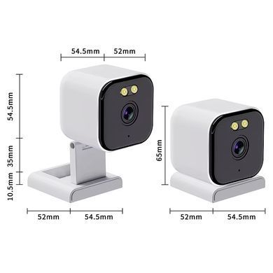 Беспроводная мини-камера видеонаблюдения TUYA Magnetic 4MP WiFi для внутреннего или внешнего видеонаблюдения с ночным видением
