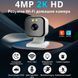 Беспроводная мини-камера видеонаблюдения TUYA Magnetic 4MP WiFi для внутреннего или внешнего видеонаблюдения с ночным видением