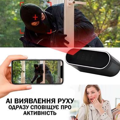 WiFi IP мини камера часы Аккумуляторная HD 1080P охранная для дома по уходу за детьми и животными