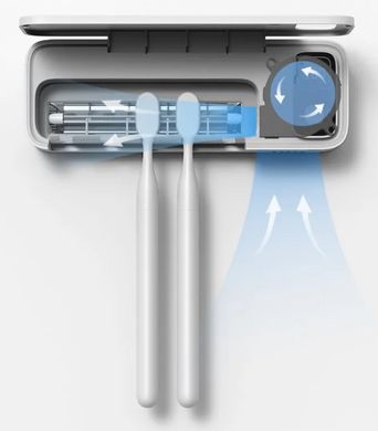 УФ-стерилизатор для зубных щеток быстросохнущий настенный держатель со светодиодным дисплеем для ванной комнаты