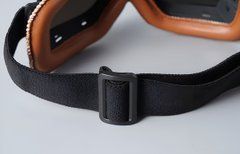 Багатофункціональні захисні мотоциклетні окуляри в ретро стилі Brown