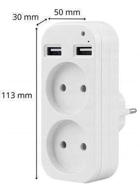 Мини Wi-Fi камера Spreest WF-ES56 с дистанционным просмотром движения для охраны дома 1920 x 1080P Белый