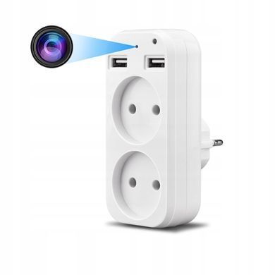 Мини Wi-Fi камера Spreest WF-ES56 с дистанционным просмотром движения для охраны дома 1920 x 1080P Белый