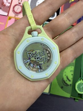 Карманные дизайнерские часы Swatch Royal Pop, 1:1 цвет Blaue Acht