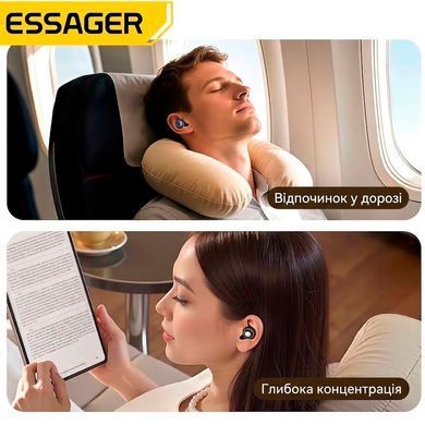 Силиконовые беруши Baseus Y25 для сна и защиты от шума Синие