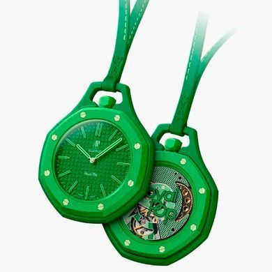 Карманные дизайнерские часы Swatch Royal Pop, 1:1 цвет Green Eight
