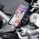 Алюмінієвий тримач Motowolf для смартфона на кермо мотоцикла / велосипеда / мопеда / самоката Чорний