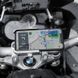 Алюмінієвий тримач Motowolf для смартфона на кермо мотоцикла / велосипеда / мопеда / самоката Чорний